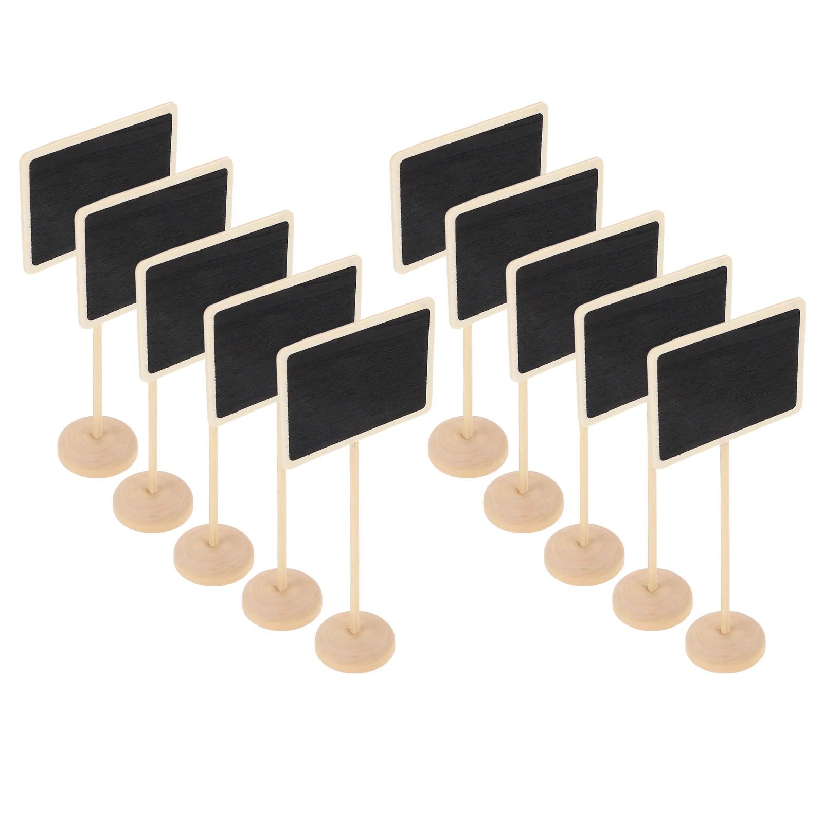 

10pcs Chalkboard Adorns Flower Pot Decorations Chalkboard Sign Food Toppers