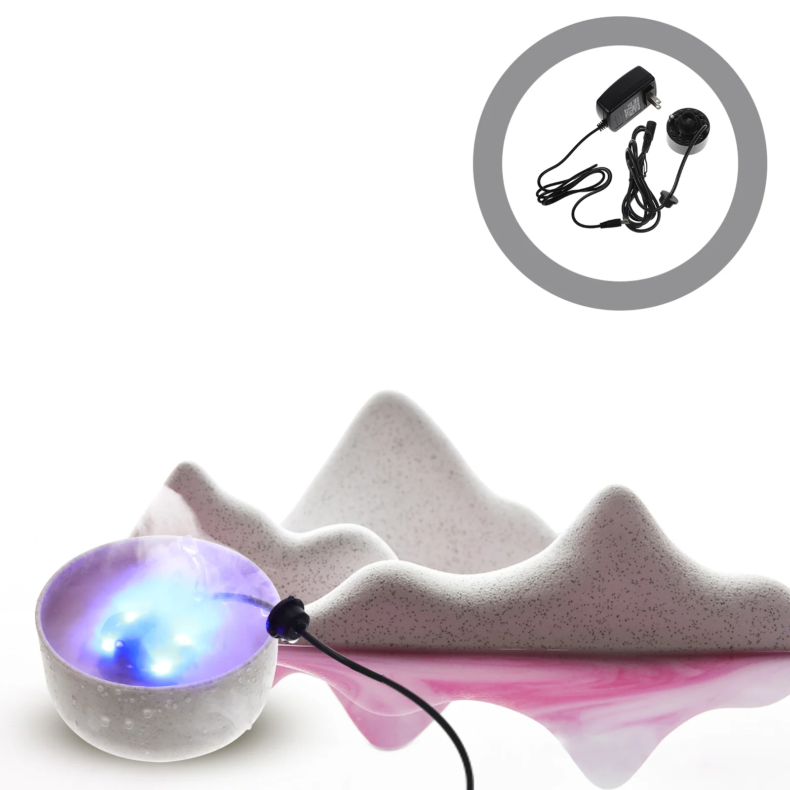 

Electronic Atomization Head Mist Maker Fog Maker Energy Exchange Sheet Fish Tank Mister Plastic Sprayer Fish Tank
