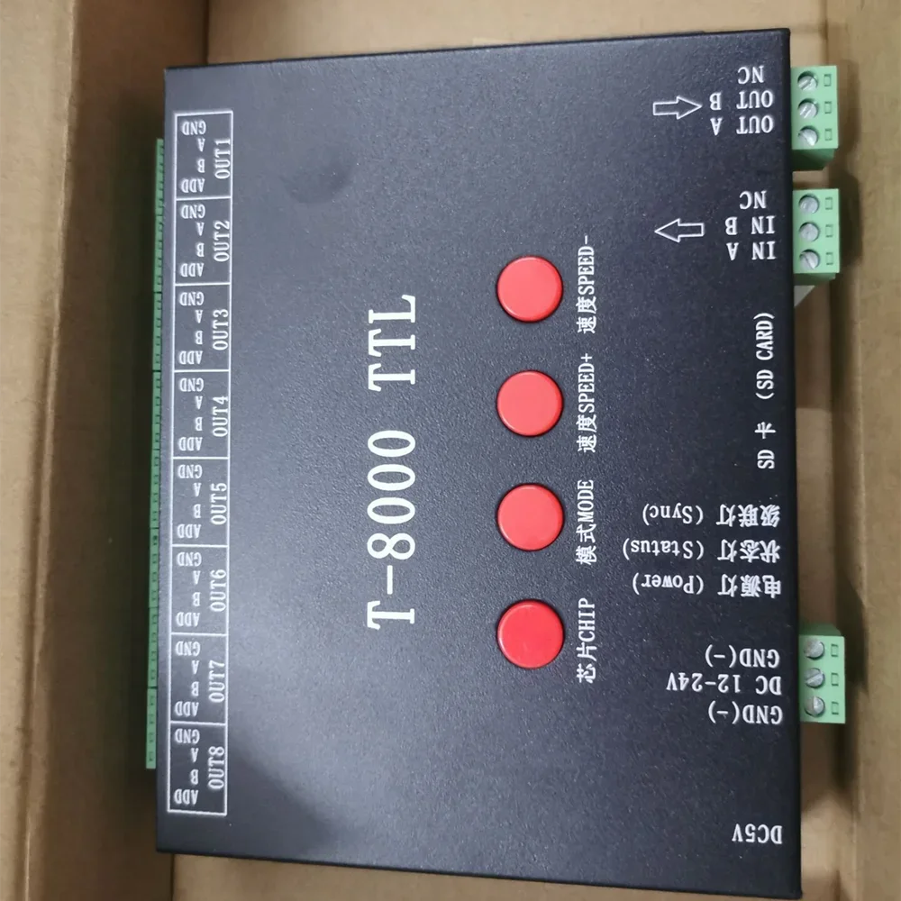 

RGB контроллер SAGE LU MEI T8000 1024 пикселя