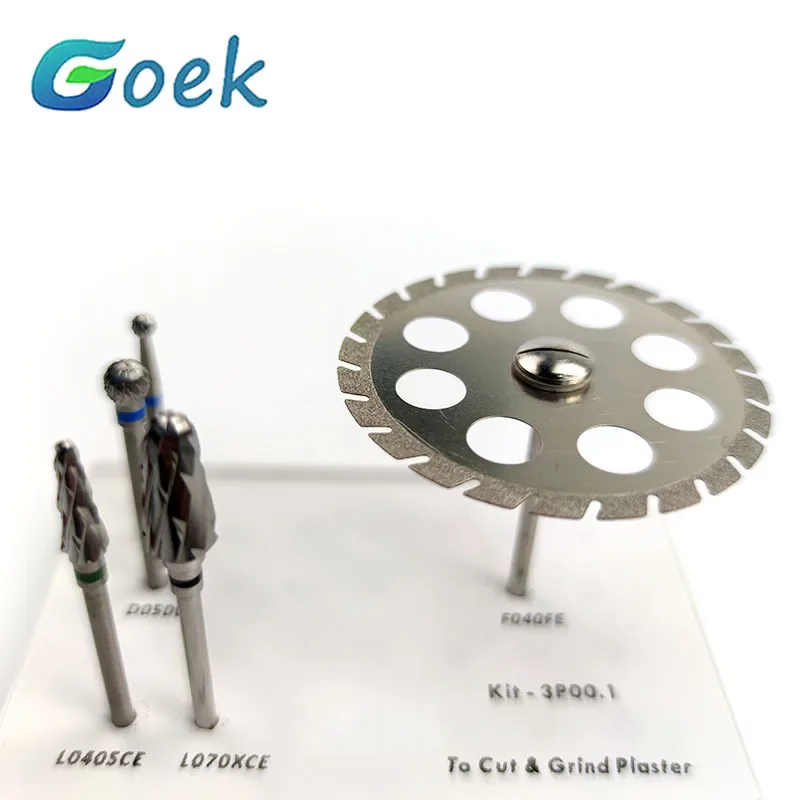 5шт/набор стоматологических заусенцев гипсовый комплект для шлифования и