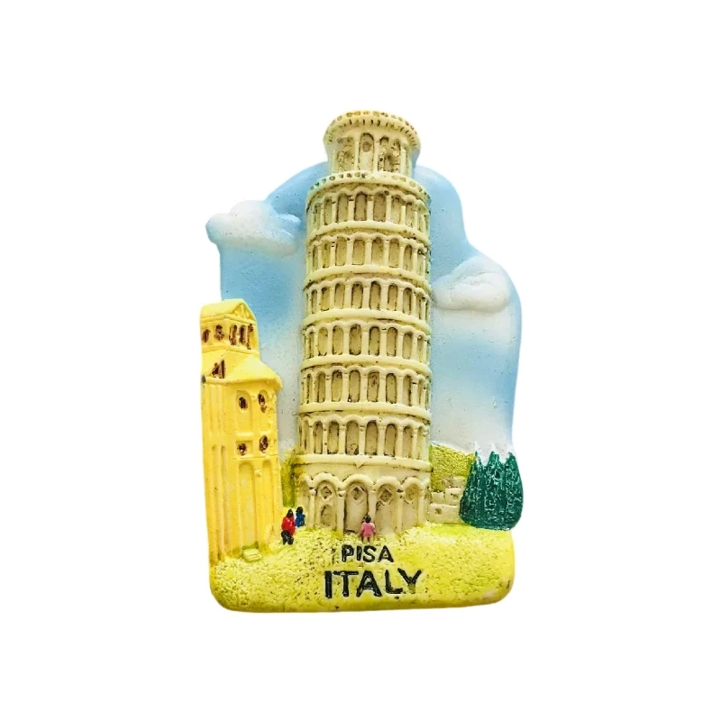 Магнитный 3d холодильник коллекция сувениров из Италии Рим Пиза Венеция