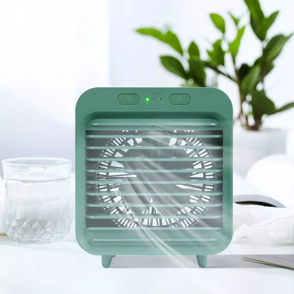 

NEW2023 Mini Air Cooler Portable Air Conditioner Home Air Conditioning Humidifier Purifier Usb Desktop Ventilador Увлажни