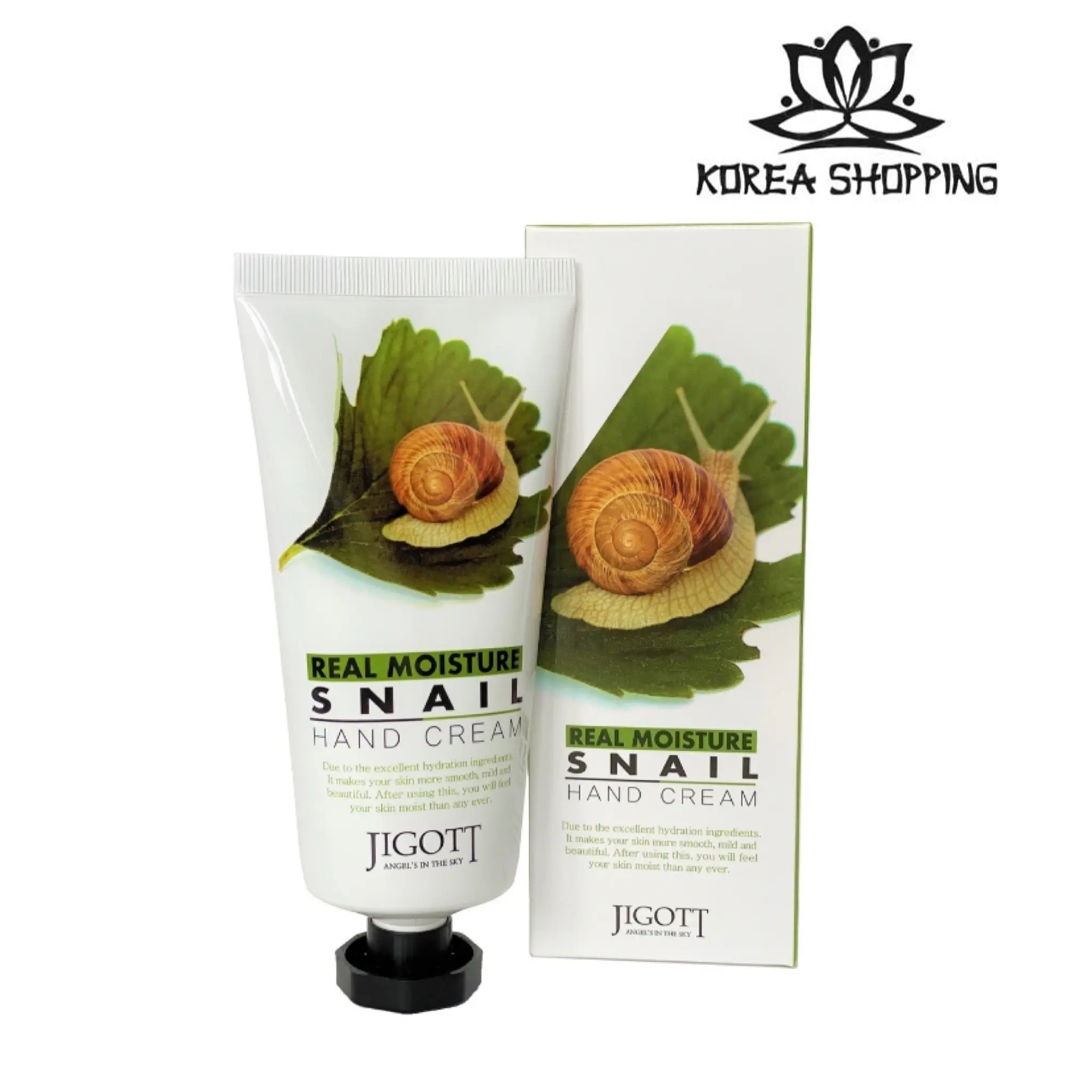 Jigott snail hand cream nourishing with extract. Korean cosmetics original Hand korea mask |