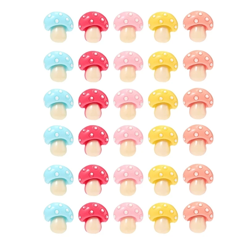 

Mushroom Push Pins Cute Thumb Tacks Decorative Pushpins for Photos Wall
