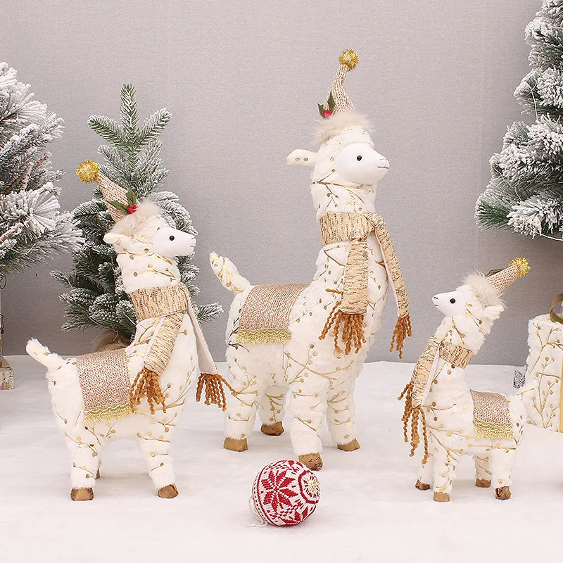 

2023 New Elk Christmas Party Decoration Dolls Christmas Decoration for Tree Santa Claus Snowman Toys Figurines Decorazioni