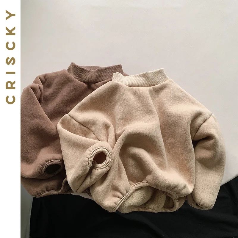 

Fashion Baby Boys Girls Sweatshirts Toddler Autumn Winter Clothes 2023 Kids Casual Outfits Comfortable Thicken Hoddies