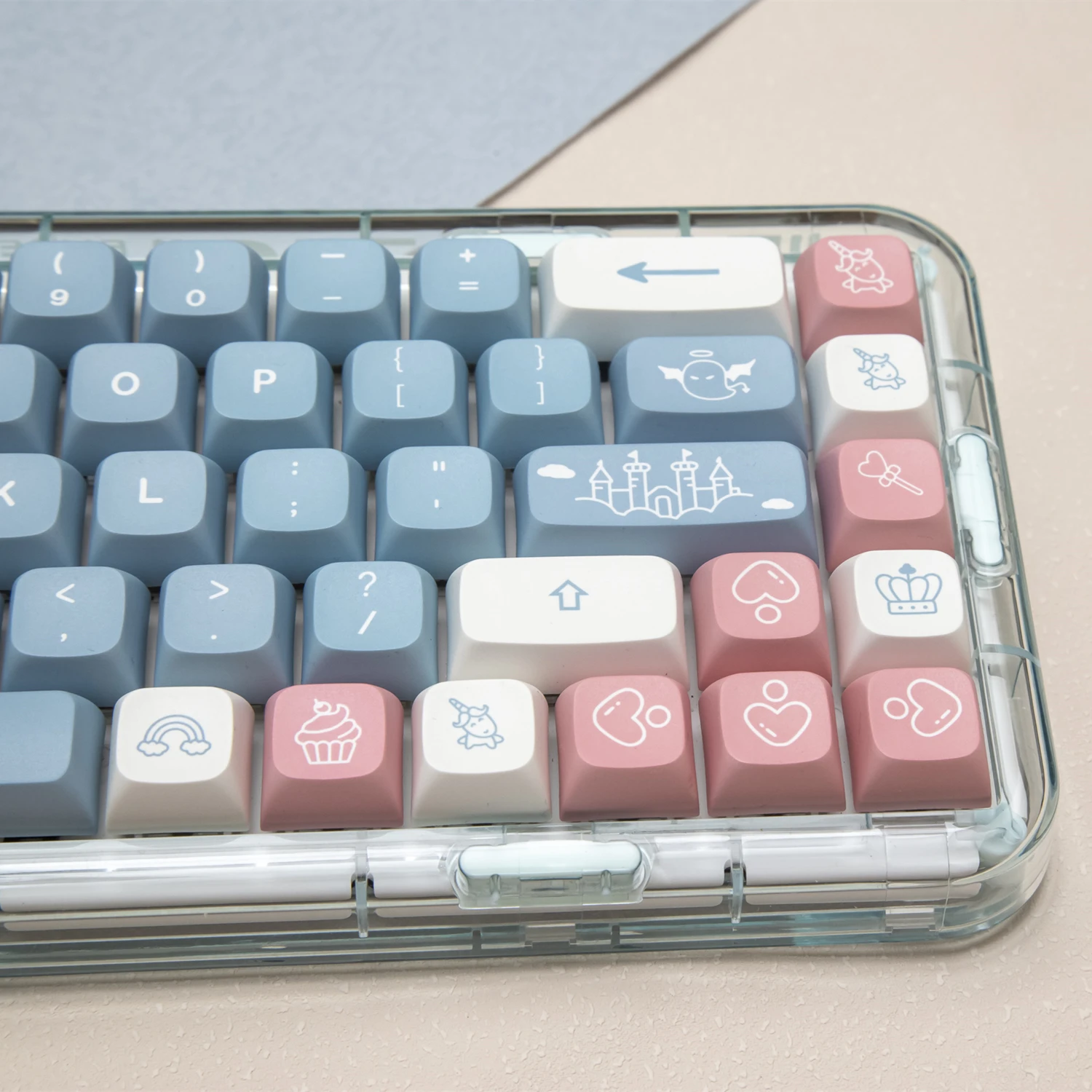 134 Keys Sky City Keycaps XDA Profile PBT Dye Sublimation for MX Switch Fits 61 64 68 87 96 104 108 Mechanical Keyboard |