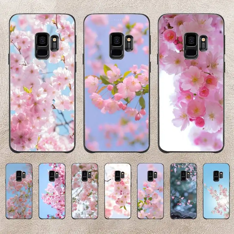 

YCherry Blossom Flower Phone Case For Samsung Galaxy A51 A50 A71 A21s A31 A41 A10 A20 A70 A30 A22 A02s A13 A53 5G Cover Coque