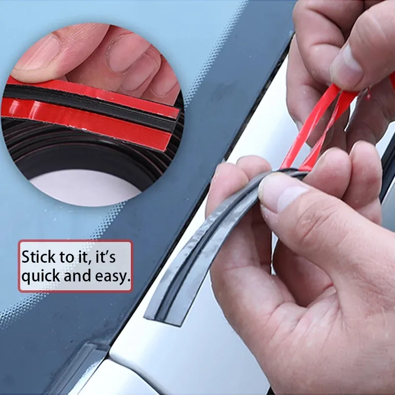 

Moulding Sealing Car Edge Strip Rubber Soundproof Waterproof 14mmx2m/19mmx2m 1pcS 2M Dustproof 2021 New Durable