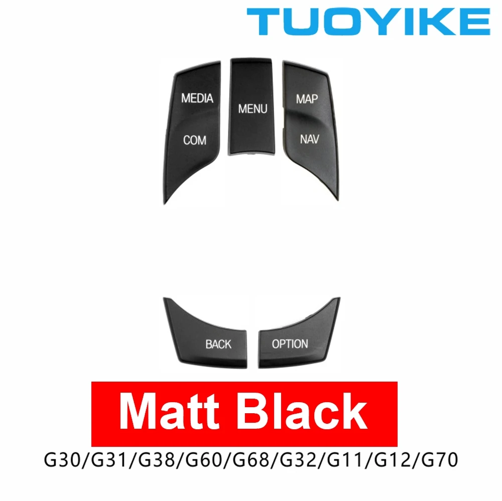 

Внутренняя консоль автомобиля CIC i-Drive, крышка мультимедийной кнопки, замена накладки для BMW 5 6 7 серии G30 G31 G38 G32 G11 G12 G60 G68 G70