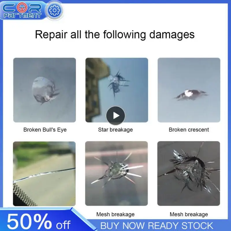 

Windshield Repair Agent 100g Universal Front Windshield Special Repair Crack Repair Fluid Easy To Use Practical Portable Durable