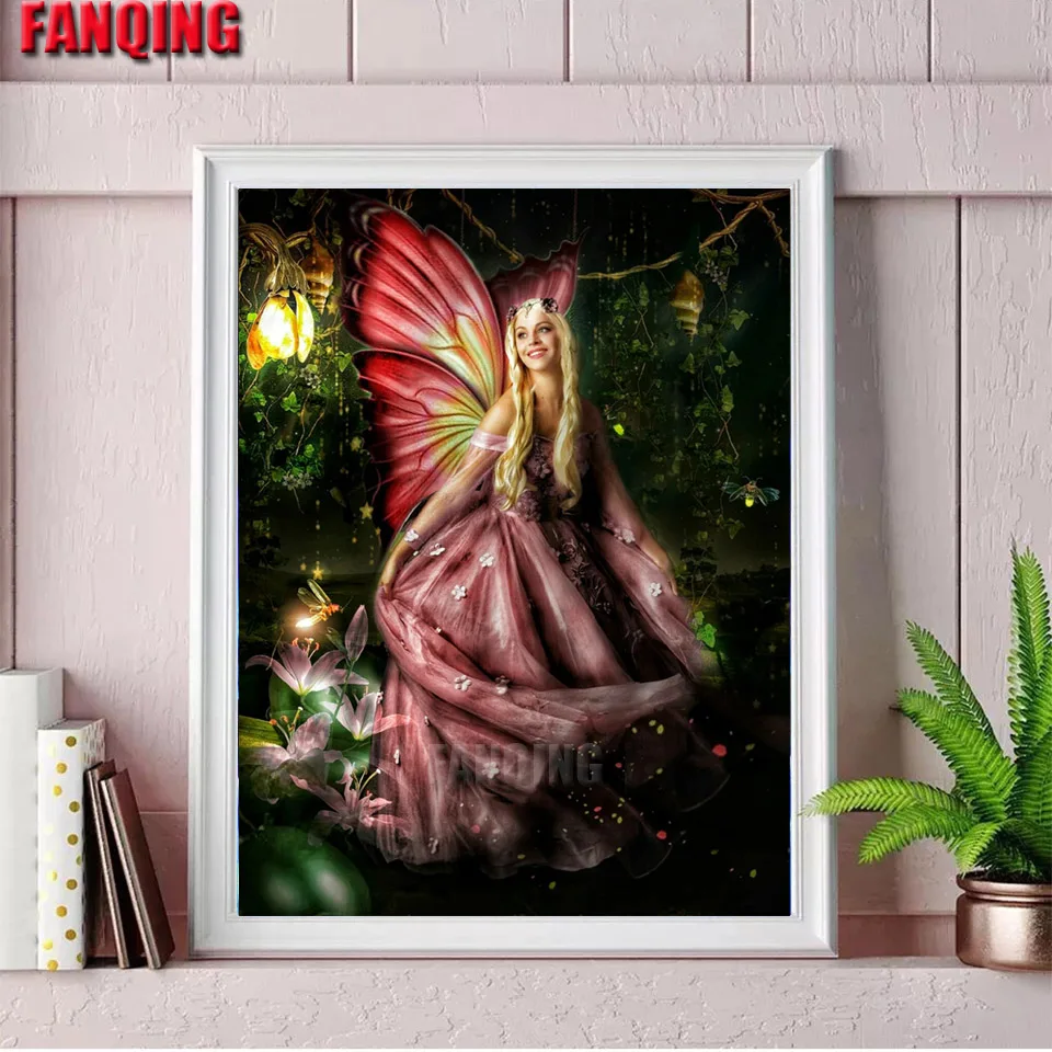 

Алмазная живопись, Бабочка, бриллиантовая мозаика своими руками, квадратные Стразы 5d, картины для домашнего декора