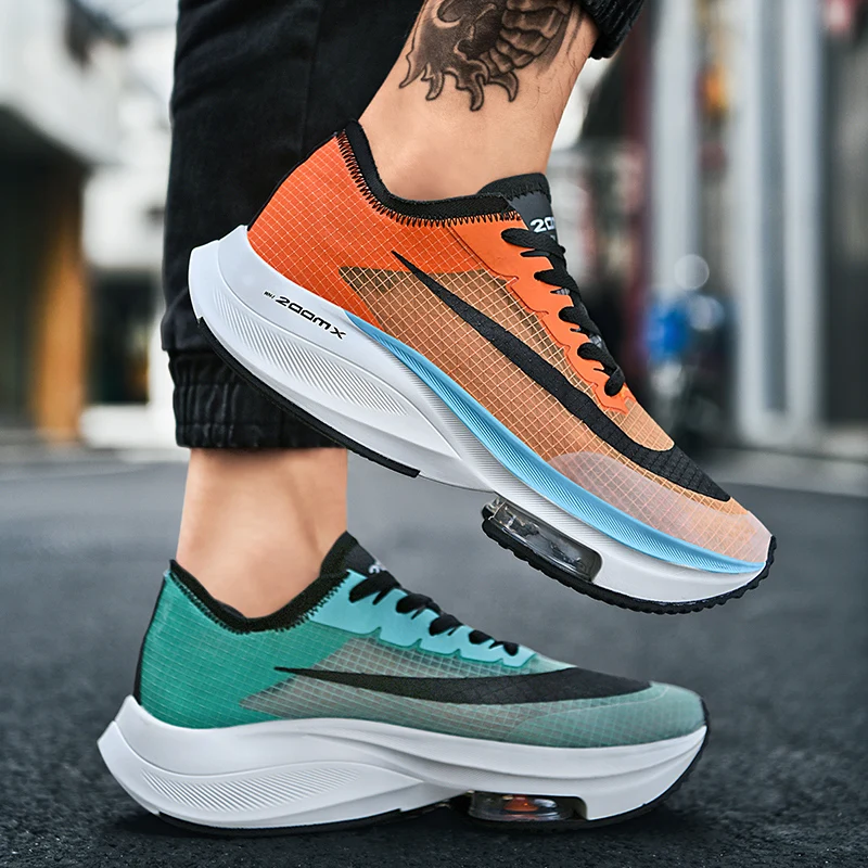 2023 Men's Running Shoes Mismatched Colors Casual Fashion Sneakers for Men High Quality Male Original Cushion Jogging Footwear