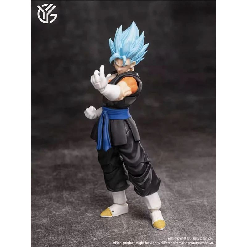 Фото Оригинальная фигурка YGMW Studios Dragon Ball Vegito 007 Vegetto OC TOYS 07 Heroes Super Saiyan Blue Vegito в наличии, аниме-модель, игрушка №3