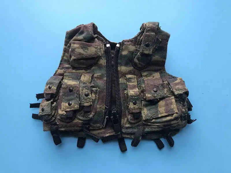 

1/6 Scale Soldiers Bbi Jungle Camouflage Vest Chest Hanging Model for 12"