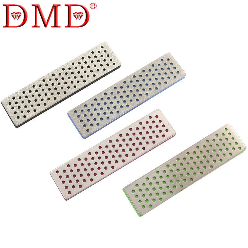 DMD 4pcs/set Diamond Sharpening Stone For Ski Edges Skiing Professional Knife Sharpener 240 360 500 1000 Grit H5