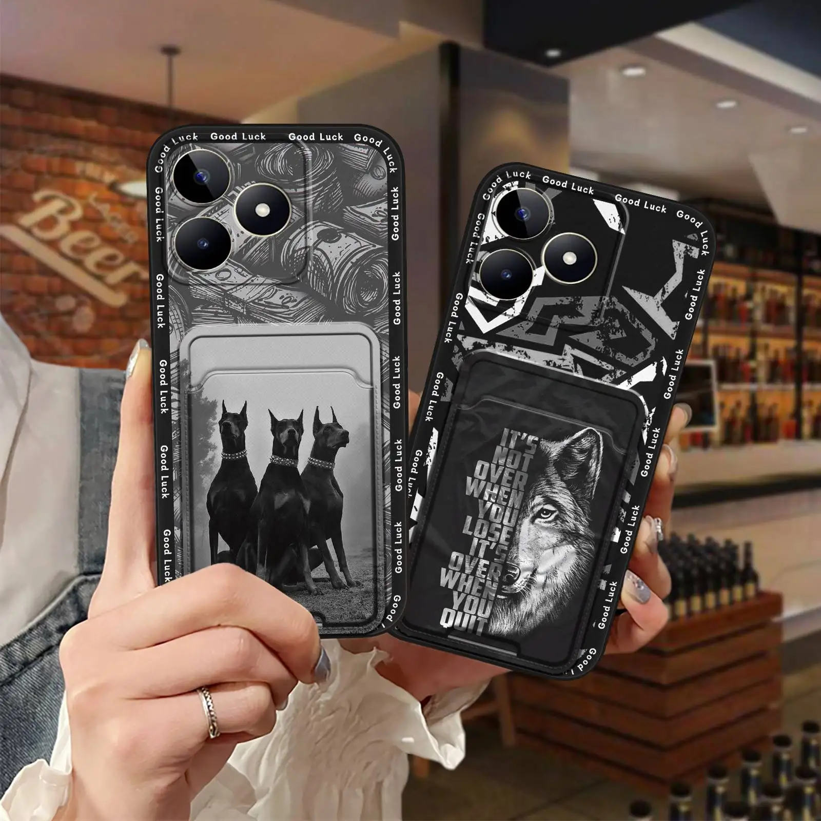 Силиконовый чехол с граффити для Realme C53/Narzo N53/Note50/C51/C51S мягкий защитный из ТПУ