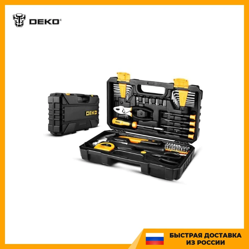 Набор инструментов для дома DEKO PRO DKMT62 62 шт | Инструменты