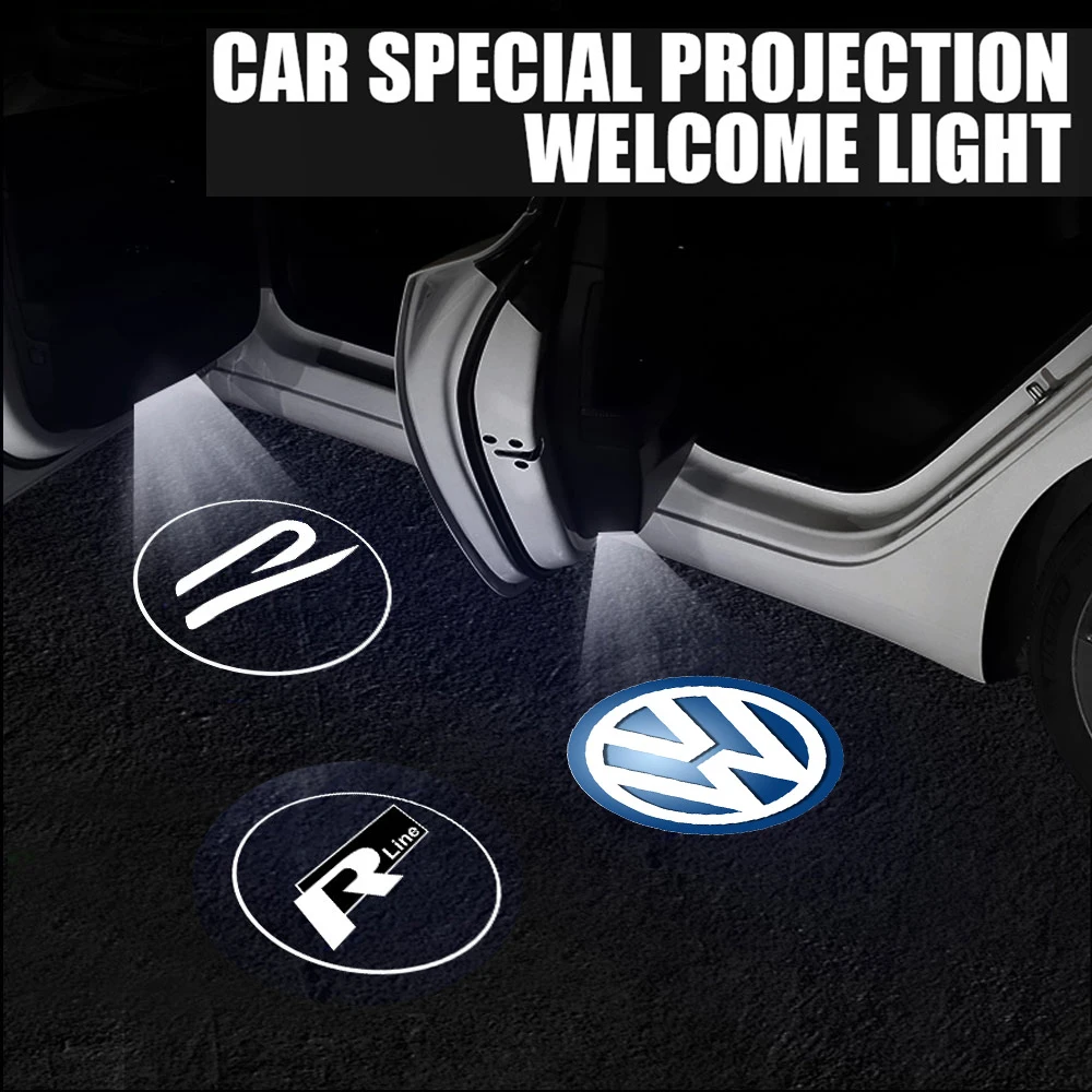 1/2 шт. аксессуары для автомобильных дверей Volkswagen VW Passat B5 B6 Polo Tiguan Golf Scirocco Lavida Santana