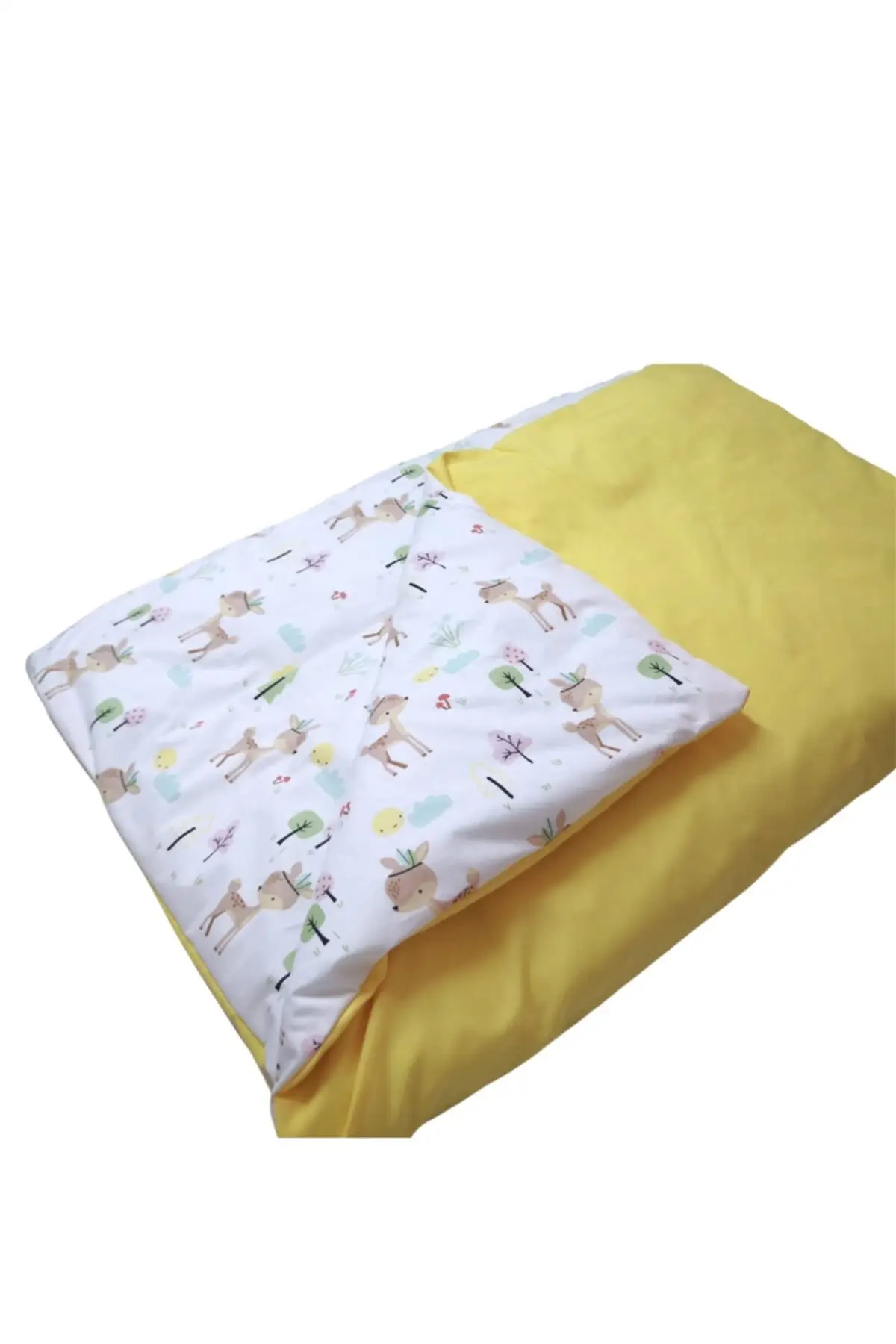 Baby Child Quilt Standard 70x100 Cm Karaca Earthly Yellow Fiber Cotton Baby & Kids Quilt Home Textile Textile &