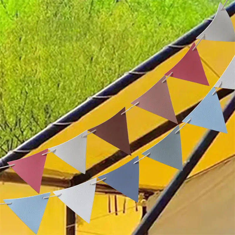 Треугольный баннер для вечеринки кожаный Gors Camp Slinger декор дня рождения флаг фон