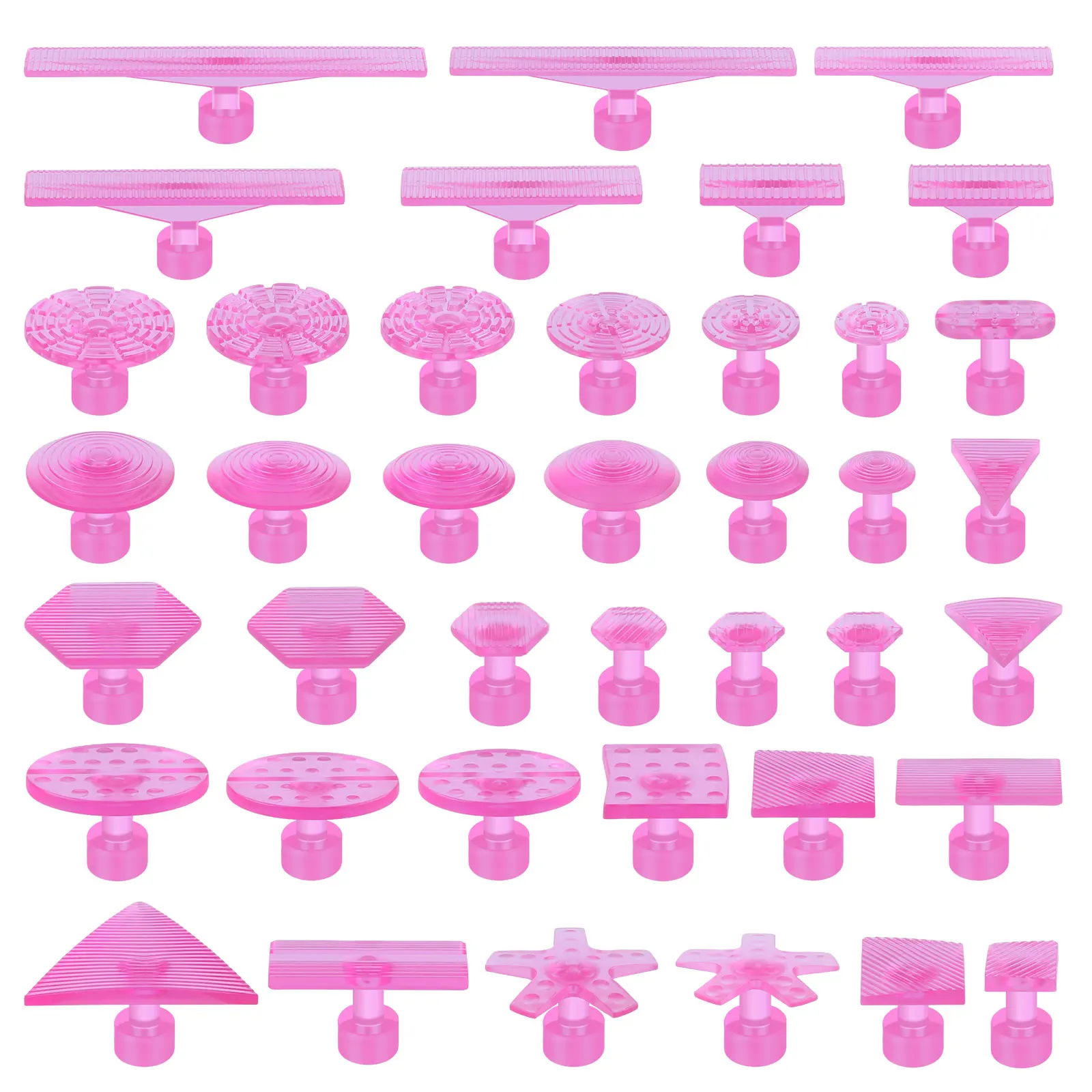 

40 шт. комплект клеевых вкладок для ремонта без покраски — сверхмощные присоски для удаления вмятин в автомобиле, инструменты для ремонта кузова, клеевые вкладки