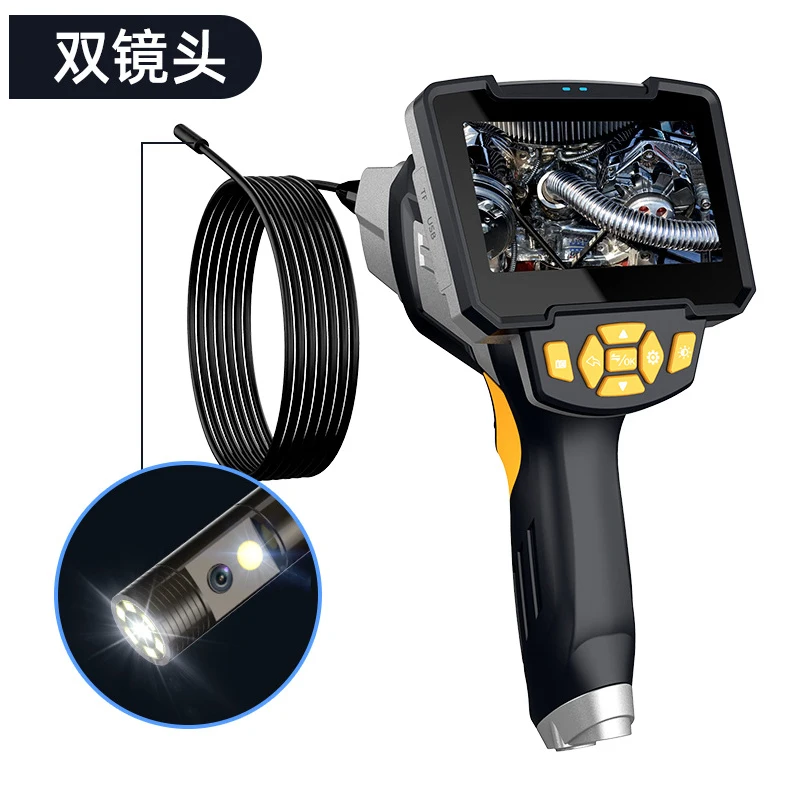 Industrial pipeline endoscope can be turned to handheld portable endoscope HD 1080 waterproof endoscope