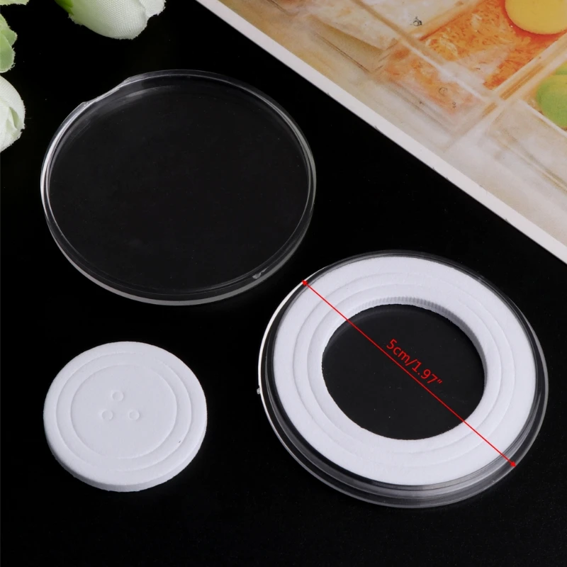 

Clear Coin Box With Adjustable Pad Commemorative Coin Plastic Collection Storage