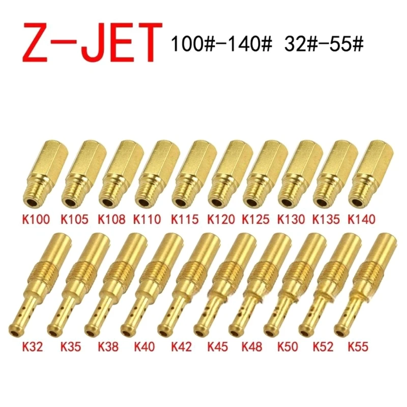 Фото G8TE 20PCS #32- #140 Карбюратор Main Jet Vice Spuld для форсунки для PWK CVK CVK №3