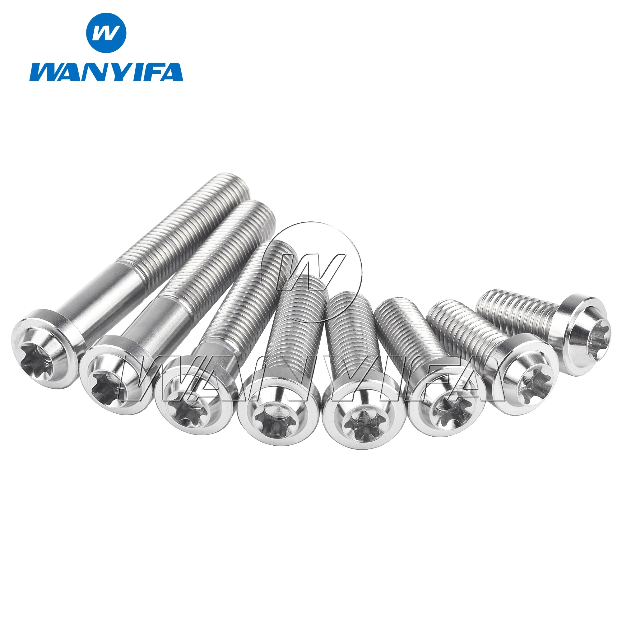Фото Титановый болт Wanyifa Ti M10x20/25/30/35/40/50/60/65 мм T50, винты с головкой Torx для мотоциклов, аксессуары для модернизации автомобиля №5