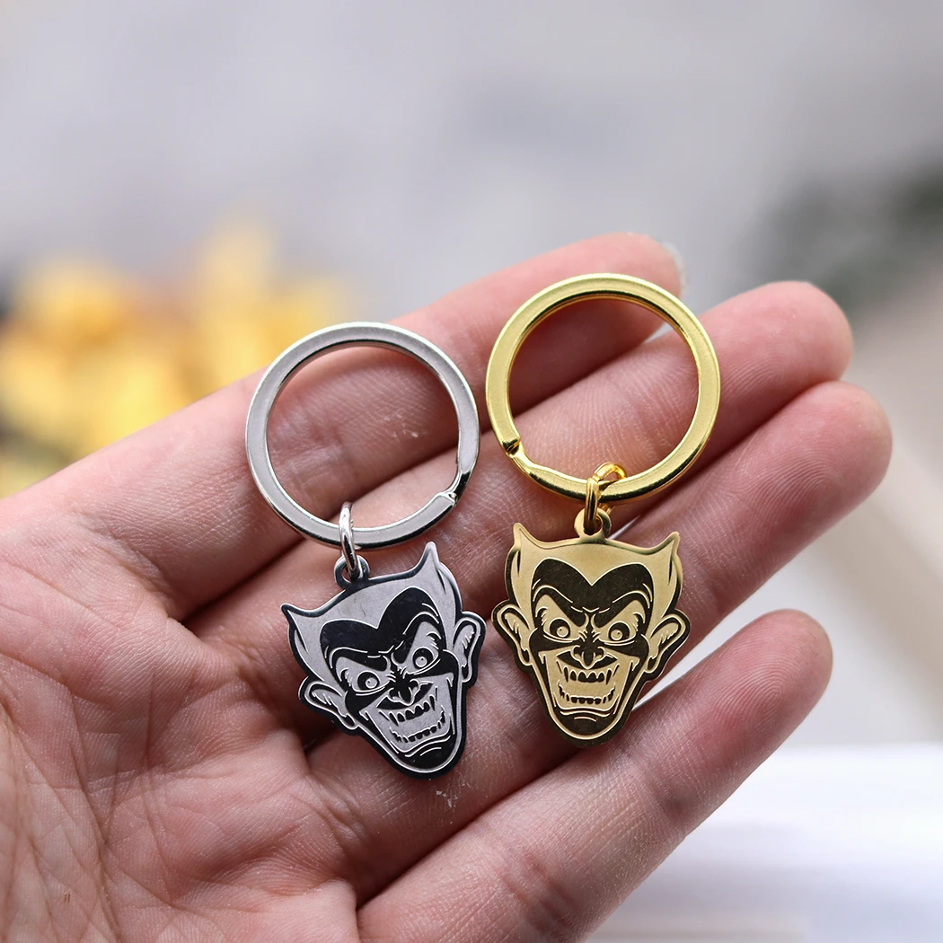 Цепочка для ключей с подвеской в виде сердца из нержавеющей стали