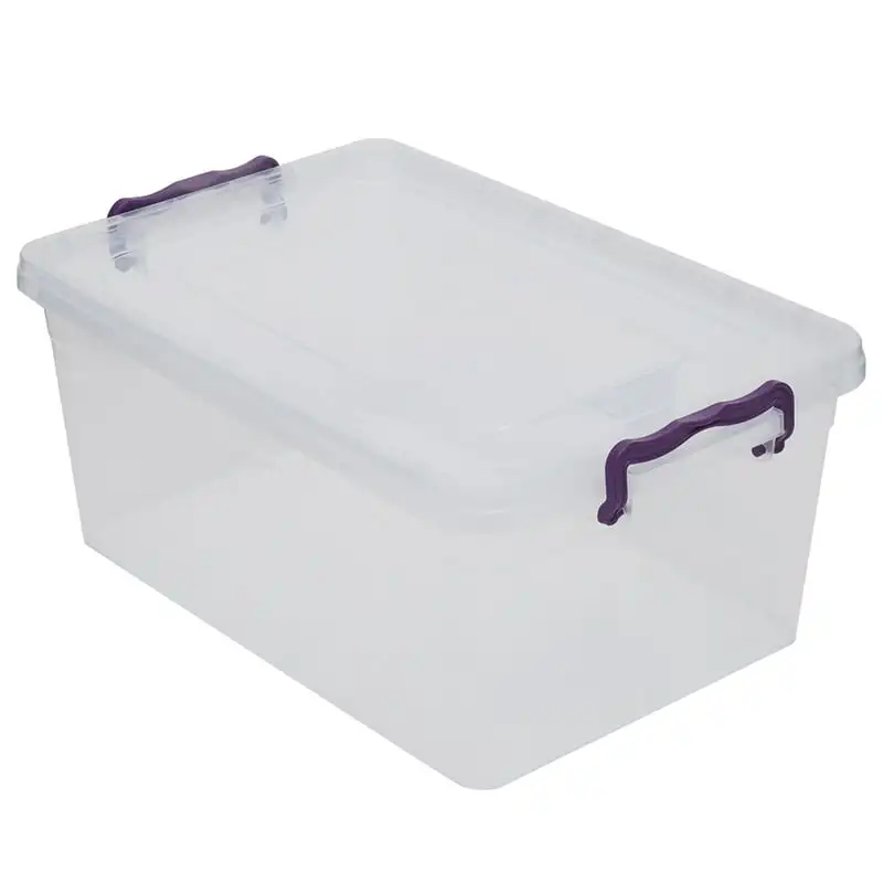 

Lt Storage Box with Locking Lid, Clear