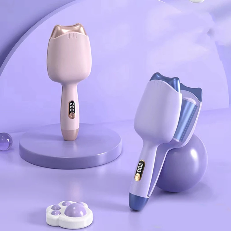 

Electric Automatic Hair Curler 32Mm Egg Curling Iron Water Ripple Styling Tools Lazy Man With Hair Curler EU Plug