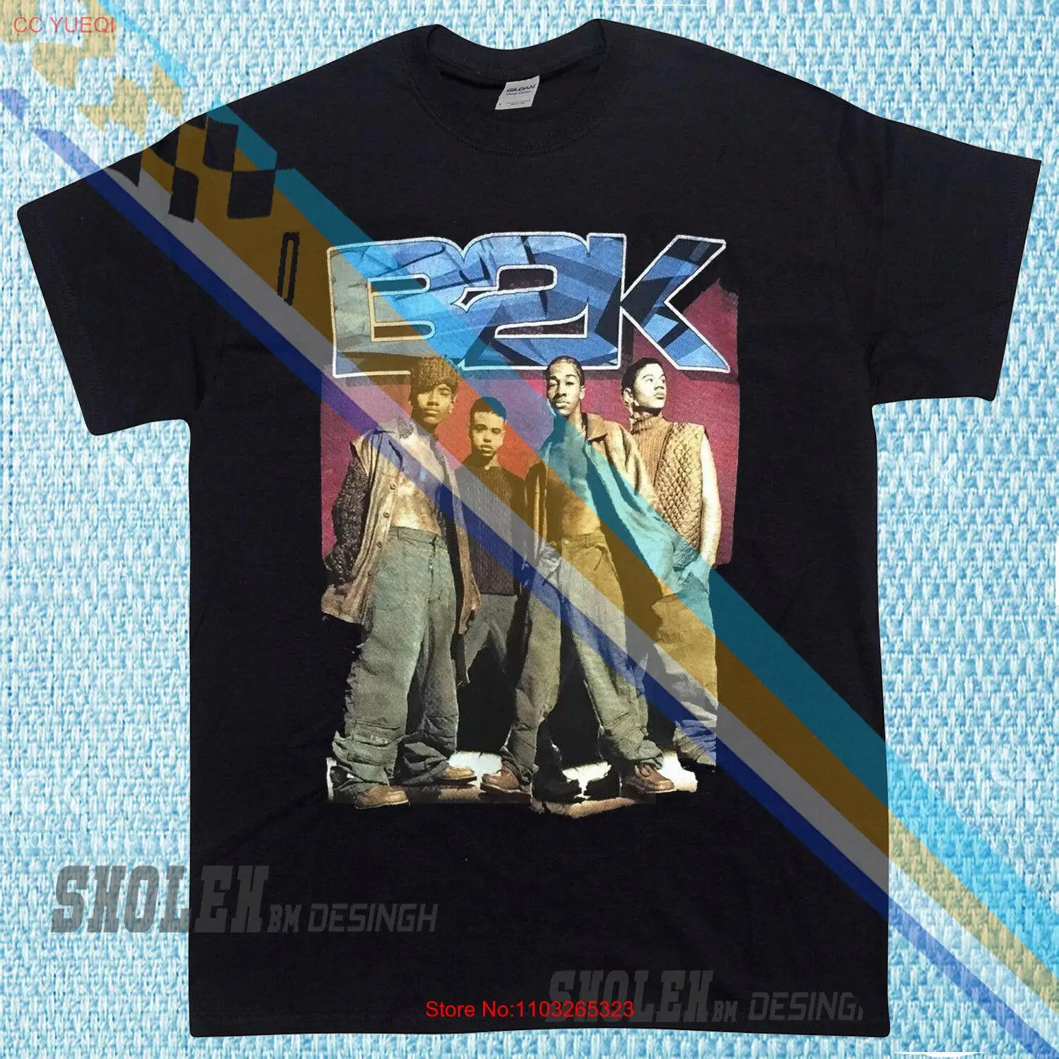 Новинка вдохновленная редкой футболкой B2K TOUR забавная Мужская футболка США MERCH в