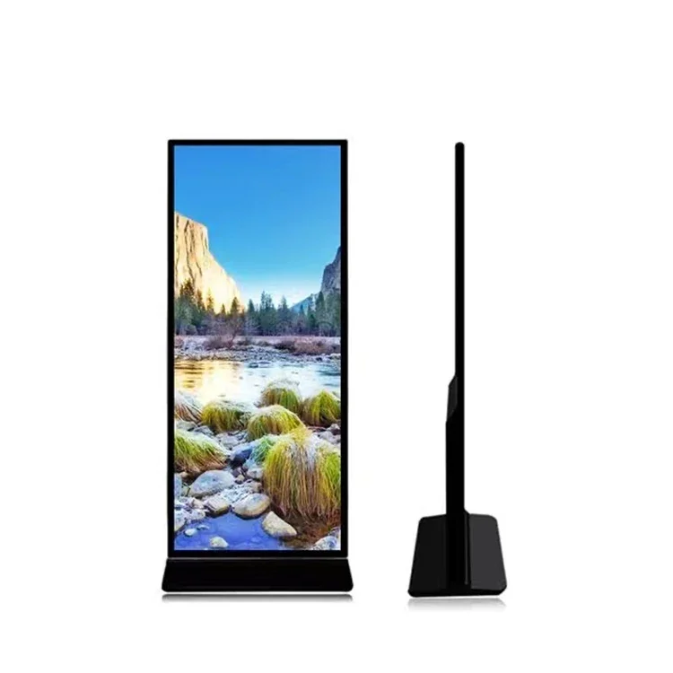 75 85-дюймовый внутренний сенсорный ЖК-экран рекламный тотем вертикальный киоск