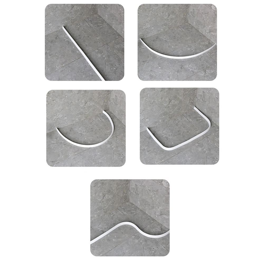 

100/150/200/300cm Bathroom Retention Water Barrier Strip Basin Water Stopper Flexible Design Creates All Sorts Of Shapes