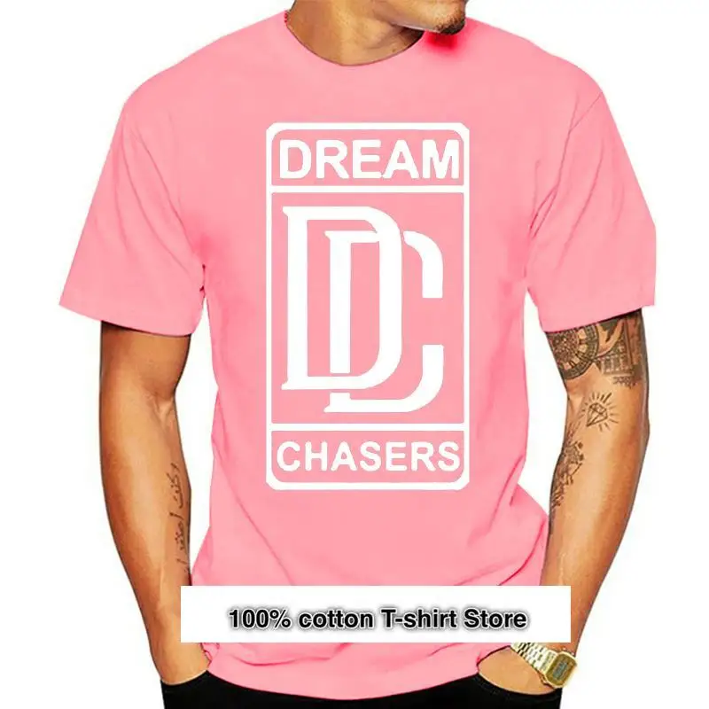 

Новинка! Camiseta blanca y negra с логотипом Dream Chasers, XS-3XL