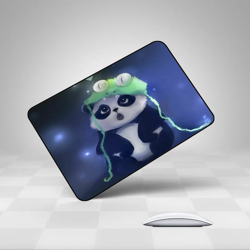 

Panda Gaming Mouse Pad Gamer Small Mausepad Table Pads Rubber Mat Pc Accessories Deskpad Deskmat Mats Desk Anime Mause Large the