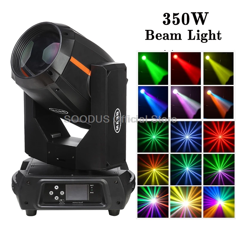 Dj Light 350W Beam Moving Head с 3D-узором Многоцветная призма DMX512 Управление для сцены