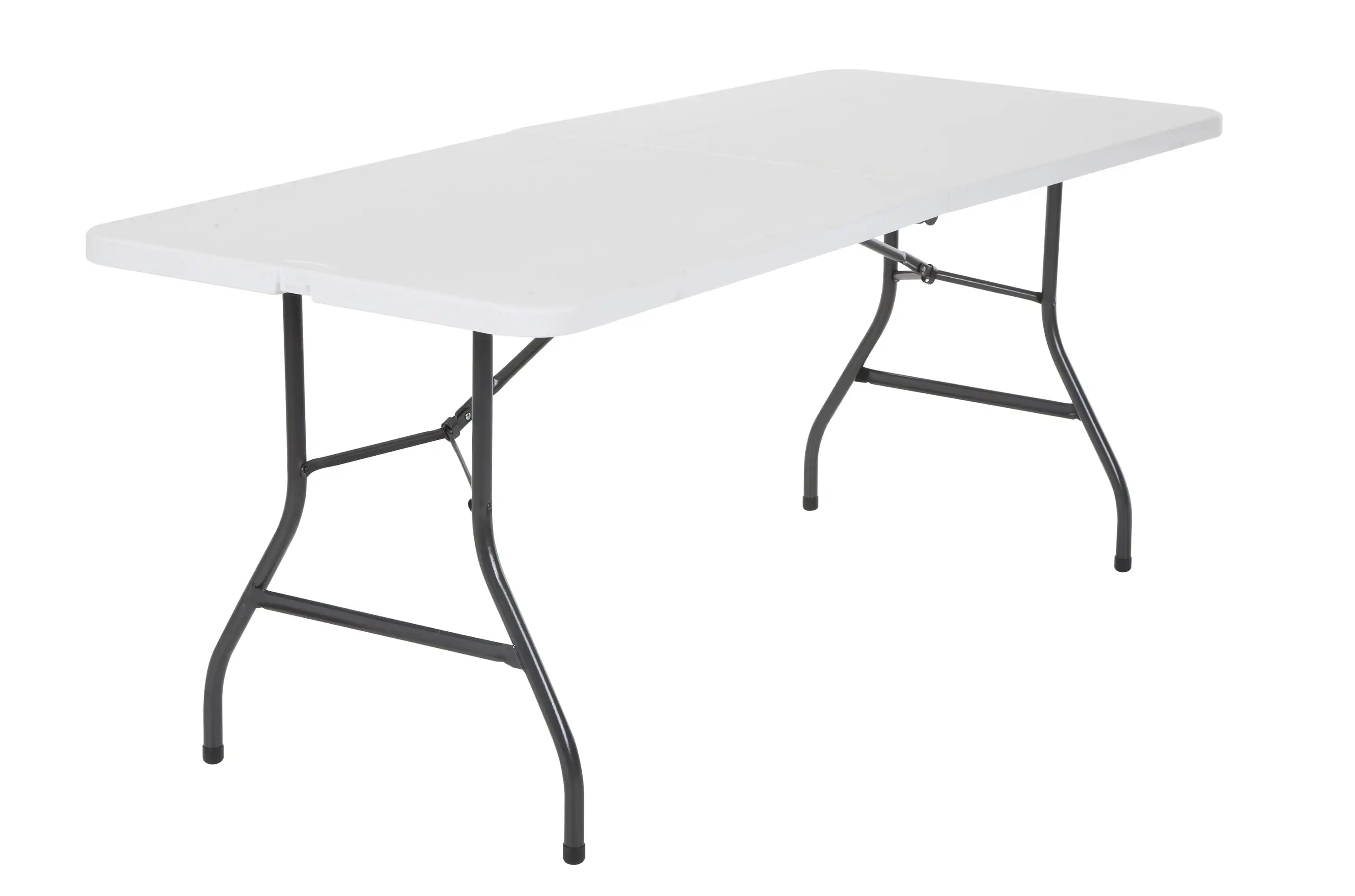

6 Foot Folding Table In White Speckle