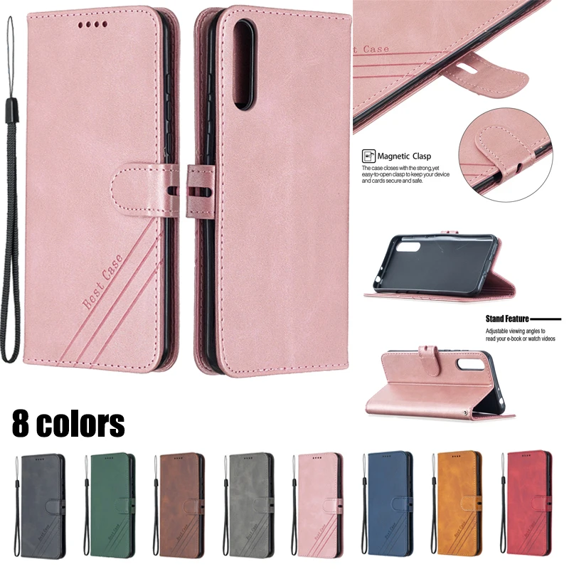 

Leather Flip Retro Case For Huawei P Smart 2020 P Smaet S Y8P 2020 Wallet Stand Card Slot Capa Phone Coque Etui Hoesje