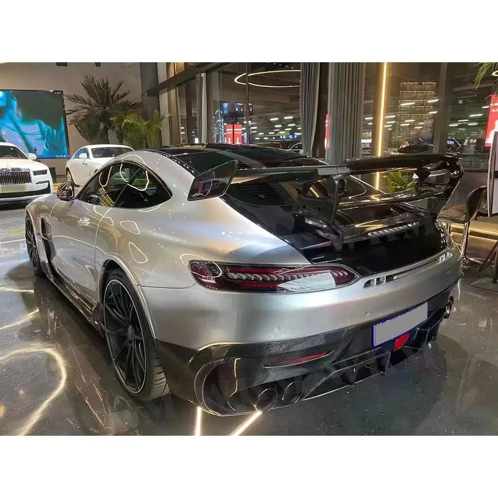 Задний спойлер багажника из углеродного волокна крыло для Benz AMG GT GTS Coupe 2-дверный