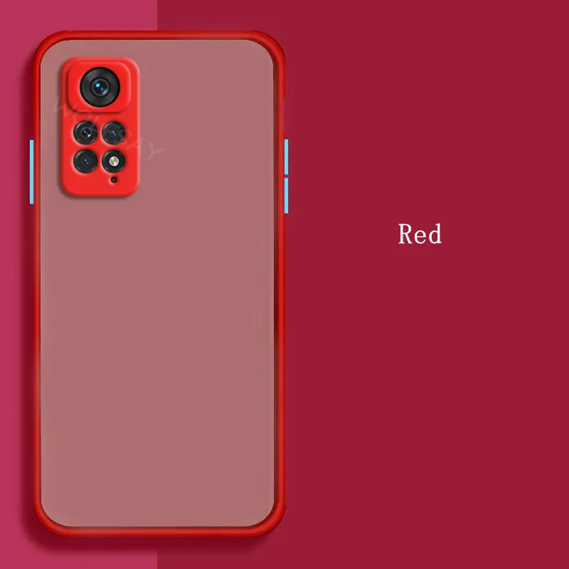 For Global Version Xiaomi Redmi Note 11 Case Redmi Note 11 Cover Silicone Matte Translucent Shockproof Bumper For Redmi Note 11S