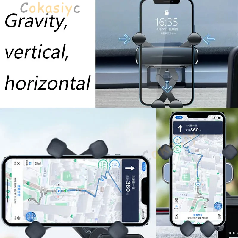 Автомобильный держатель телефона для Mercedes Benz C W205 2015-2021 гравитационная подставка