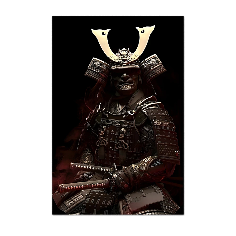 

Японский постер самурая на холсте JIBCX