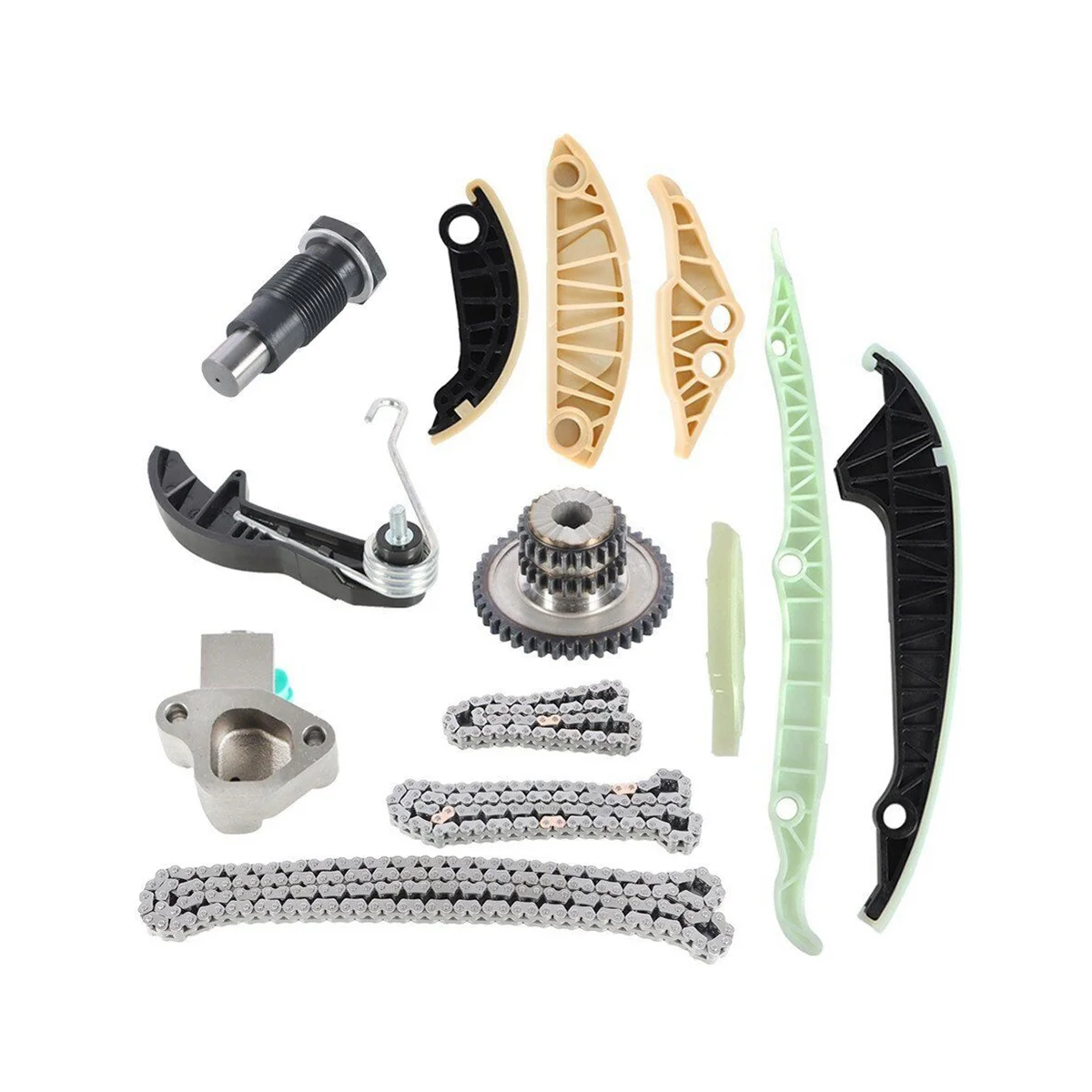 Комплект цепи синхронизации двигателя EA888 для Audi VW Golf MK5 MK6 Passat Tiguan CC 13 шт.