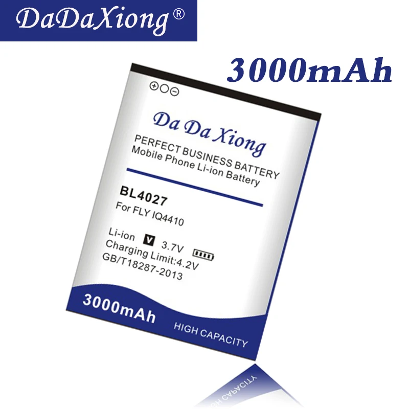 

Original DaDaXiong 3000mAh BL4027 For FLY IQ4410 Cell Phone Battery