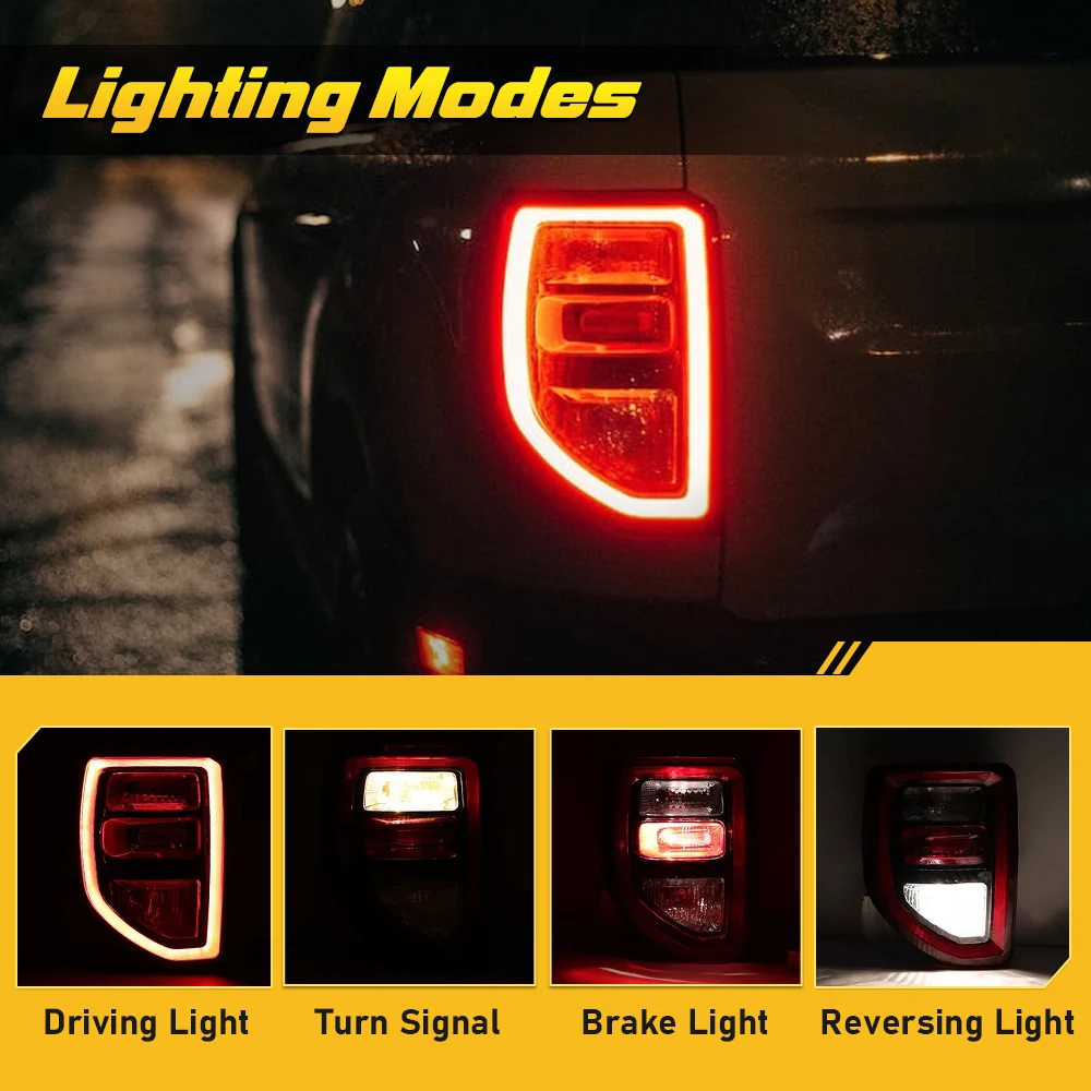 Задний галогенный фонарь заднего хода для Ford Bronco Sport