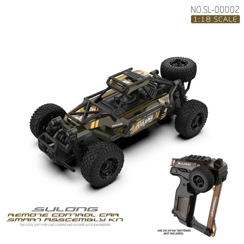 1:18 Diy Remote Control Car Assembly Model Building Kit Toy 2.4ghz Radio Rc Car Racing Off-Road Vehicle For Kids Boys Gifts enlarge