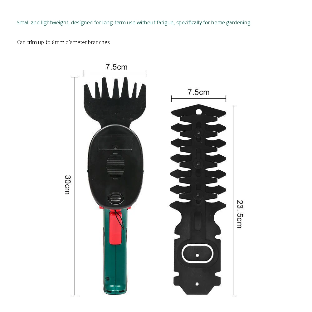 

Садовые ножницы для подрезки травы и живой изгороди, перезаряжаемый беспроводной триммер, PGHT7.2